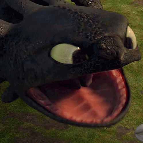 Toothless Meme Very Big Mouth GIF