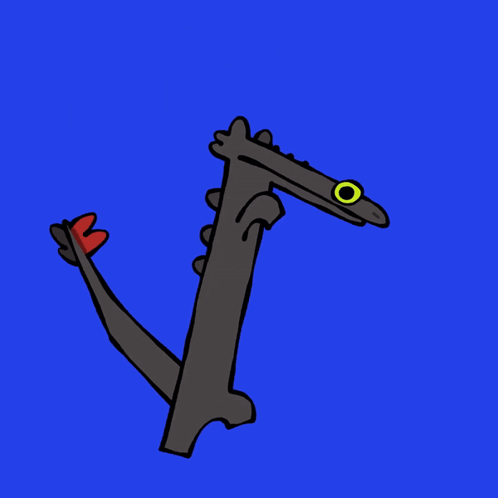 Toothless Slow Spin Dance Meme GIF