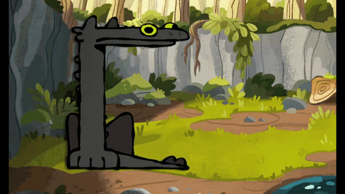 Toothless Tail Dance Fish Offering Meme GIF