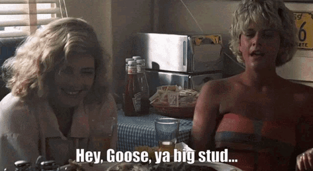 Top Gun Hey Goose Ya Big Stud GIF