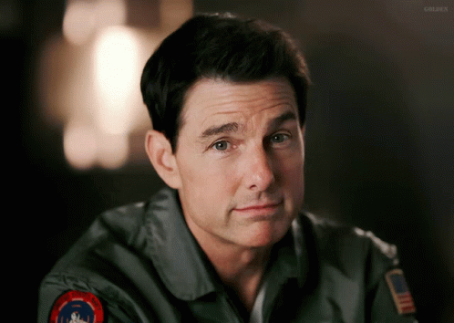 Top Gun Maverick Close Eyes GIF