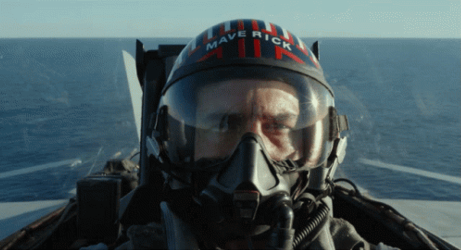 Top Gun Maverick Flying GIF