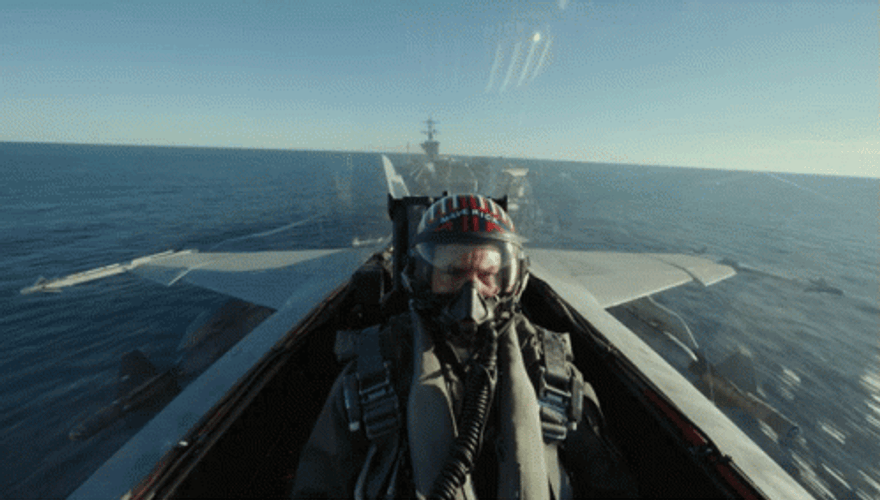 Top Gun Maverick Flying Fighter Jets  GIF