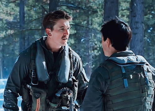 Top Gun Maverick Glen Powell Scene GIF