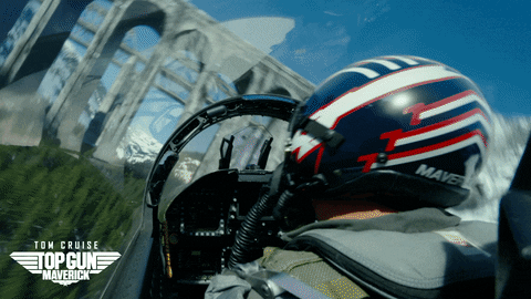 Top Gun Maverick Go Under A Bridge GIF