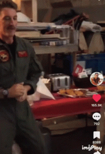 Top Gun Maverick Miles Mitchell Playful Dance GIF