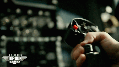 Top Gun Maverick Poster Person Holding Control
