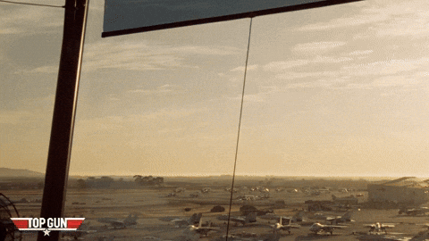 Top Gun Maverick Surprised Captain GIF
