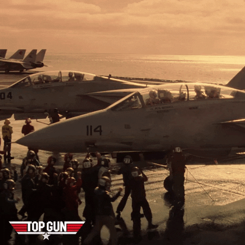 Top Gun Maverick Tom Cruise Fist Pump GIF
