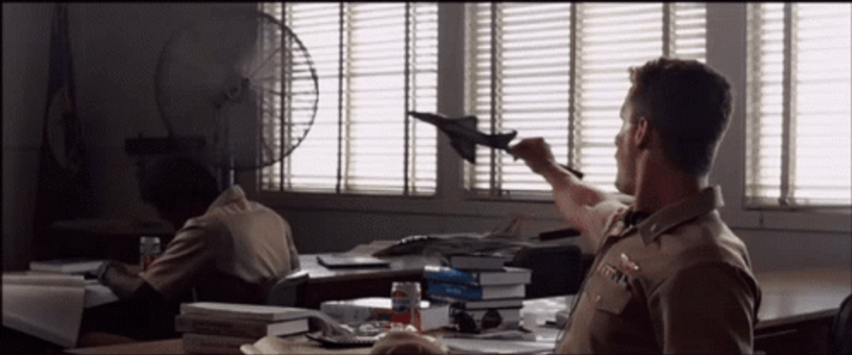 Top Gun Plane Crash And Burn GIF