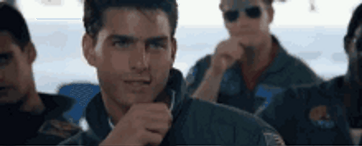 Top Gun Young Tom Cruise Handsome Yes Ma'am GIF