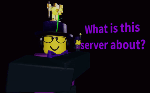 Top Hat Glasses Cartoon What Is This Server About