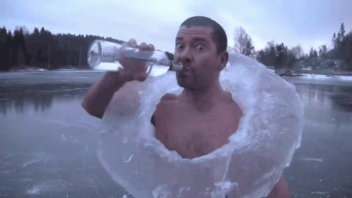 Tor Eckhoff Drinks Two Shots Of Vodka GIF