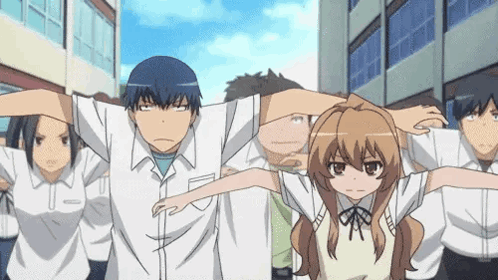 Toradora Funny Anime Punishment GIF