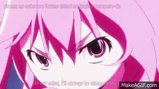 Toradora Sharp Intense Gaze GIF