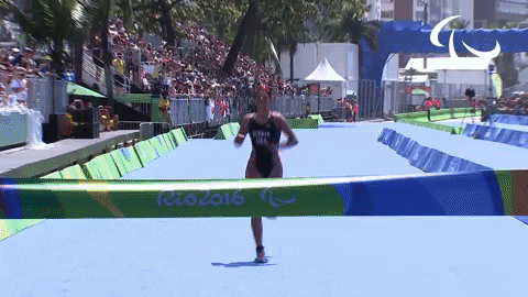 Tored Runner Finish Line Win GIF