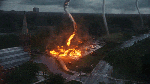 Tornado Engulfed By Fire GIF