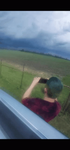 Tornado Wrangler Daredevil Selfie In Storm GIF