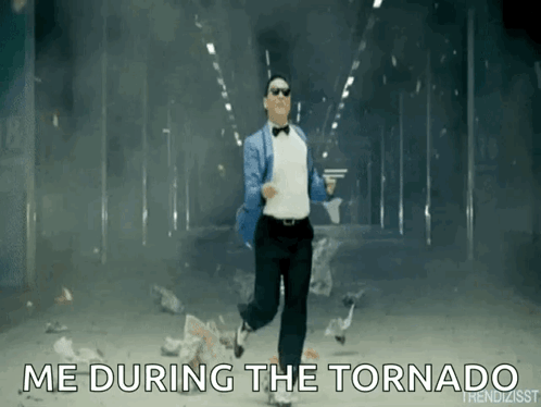 Tornado Wrangler Psy Gangnam Style GIF