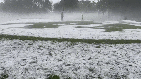 Tornado Wrangler Strolling On Golf Storm GIF