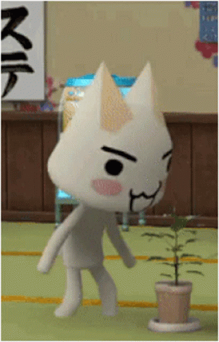 Toro Inoue Smells The Plant GIF