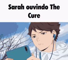 Tōru Oikawa Mad Remove Earphones GIF