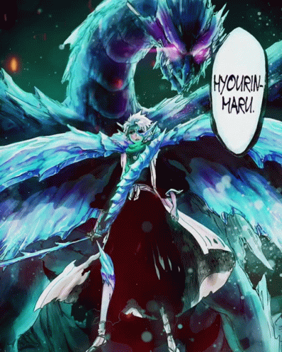 Toshiro Hyorinmaru Comics Animation GIF