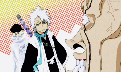 Toshiro With Angry Man GIF