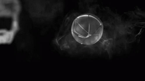 Tossed Crystal Glass Breaking GIF