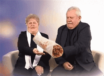 Tossing Yummy Burrito Snack GIF