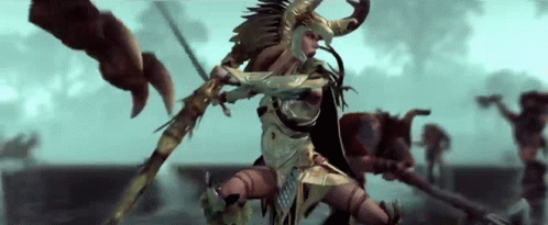 Total War Warhammer 2 Fight Glade Lord GIF