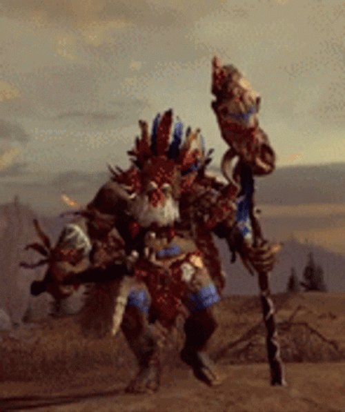 Total War Warhammer 2 Wurrzag Dance GIF