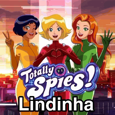 Totally Spies Poster Three Girls Making Hearts