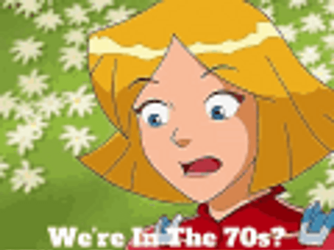 Totally Spies Shocked Clover Back In 70s GIF