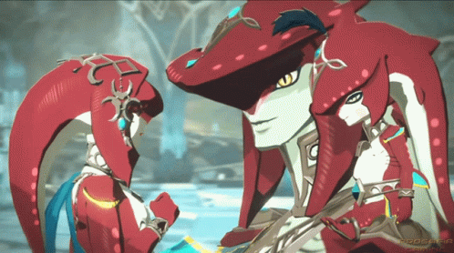 Totk Head Pats Mipha And Sidon GIF