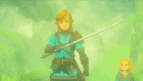 Totk Retrieving The Master Sword GIF