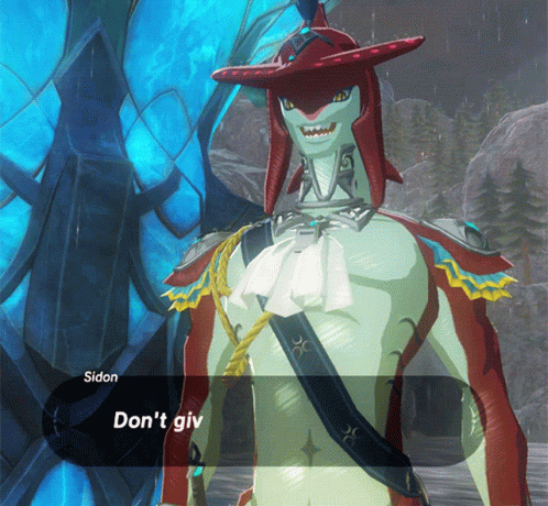 Totk Sidon Don't Give Up GIF