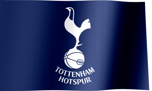 Tottenham Hotspur Flag With White Chicken