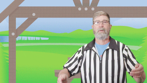 Touch Down American Football Score Umpire GIF
