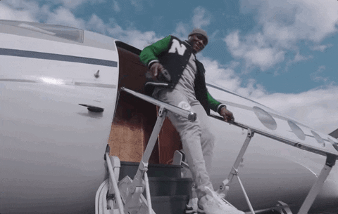 Touch Down Private Jet GIF