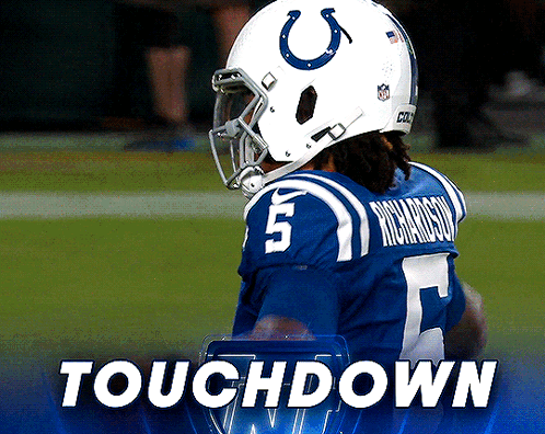 Touchdown Anthony Richardson Flying GIF