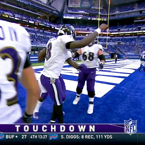 Touchdown Regular Season Dancing GIF