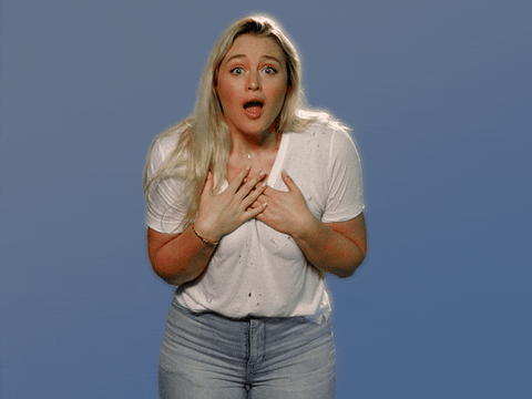 Touched Iskra Lawrence British Model Thank You GIF
