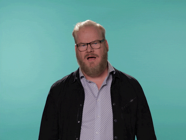 Touched Jim Gaffigan American Comedian GIF