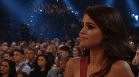 Touched Selena Gomez Grammys 2016 GIF