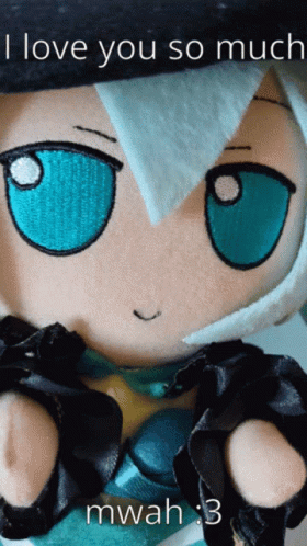 Touhou Koishi Plush Toy Kiss Love You GIF
