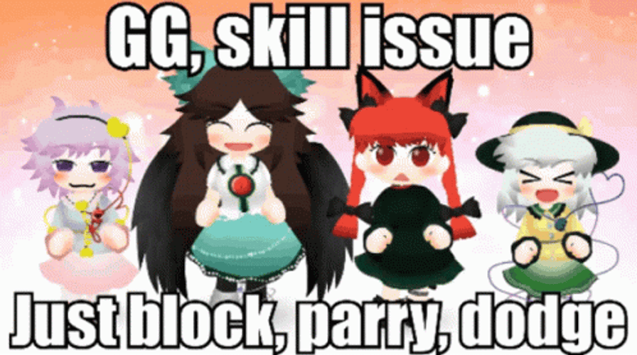 Touhou Project Video Game Jargons Meme GIF