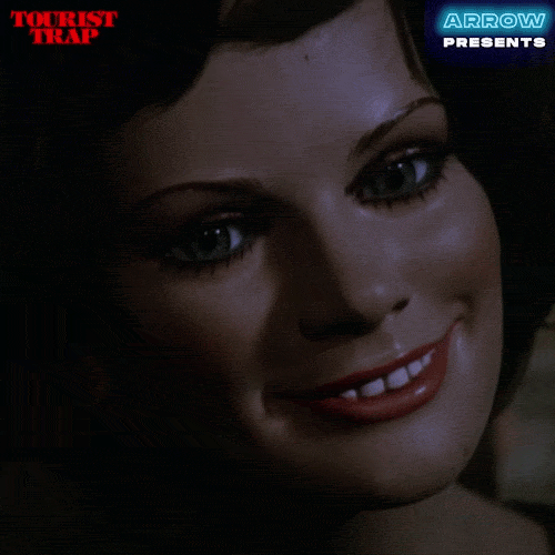 Tourist Trap Movie Woman Doll GIF