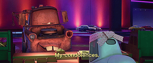 Tow Truck and Car Saying My Condolences