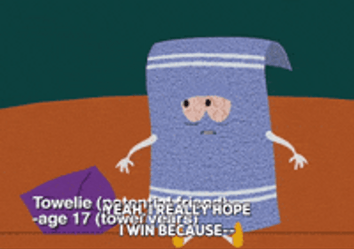 Towelie Confused On What's Going On GIF